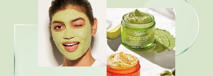 Woman in face mask